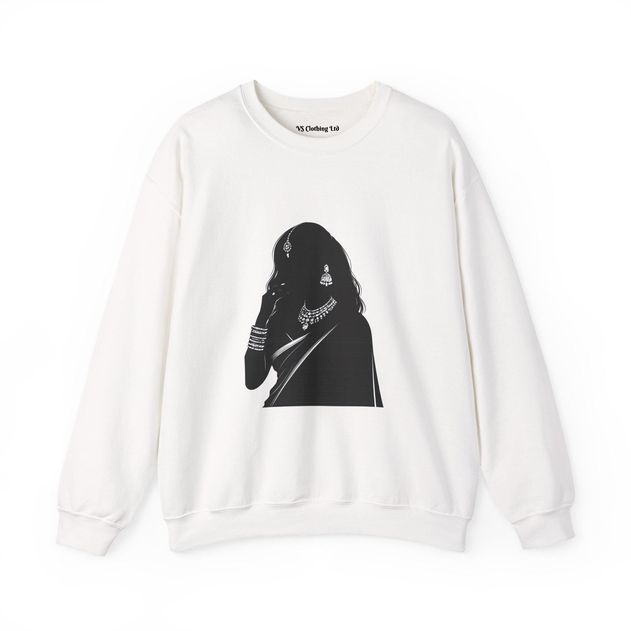 Silhouette Indian Woman Sweatshirt