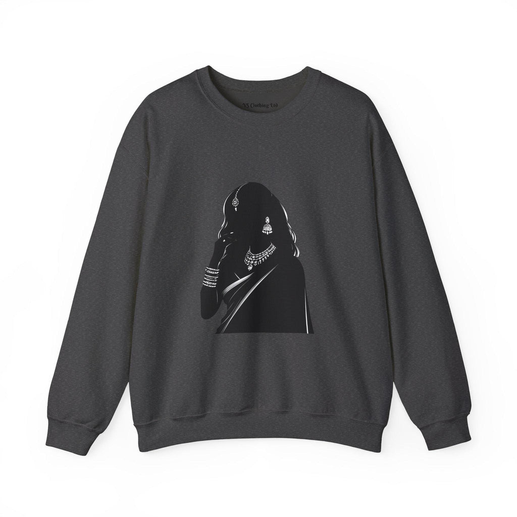Silhouette Indian Woman Sweatshirt