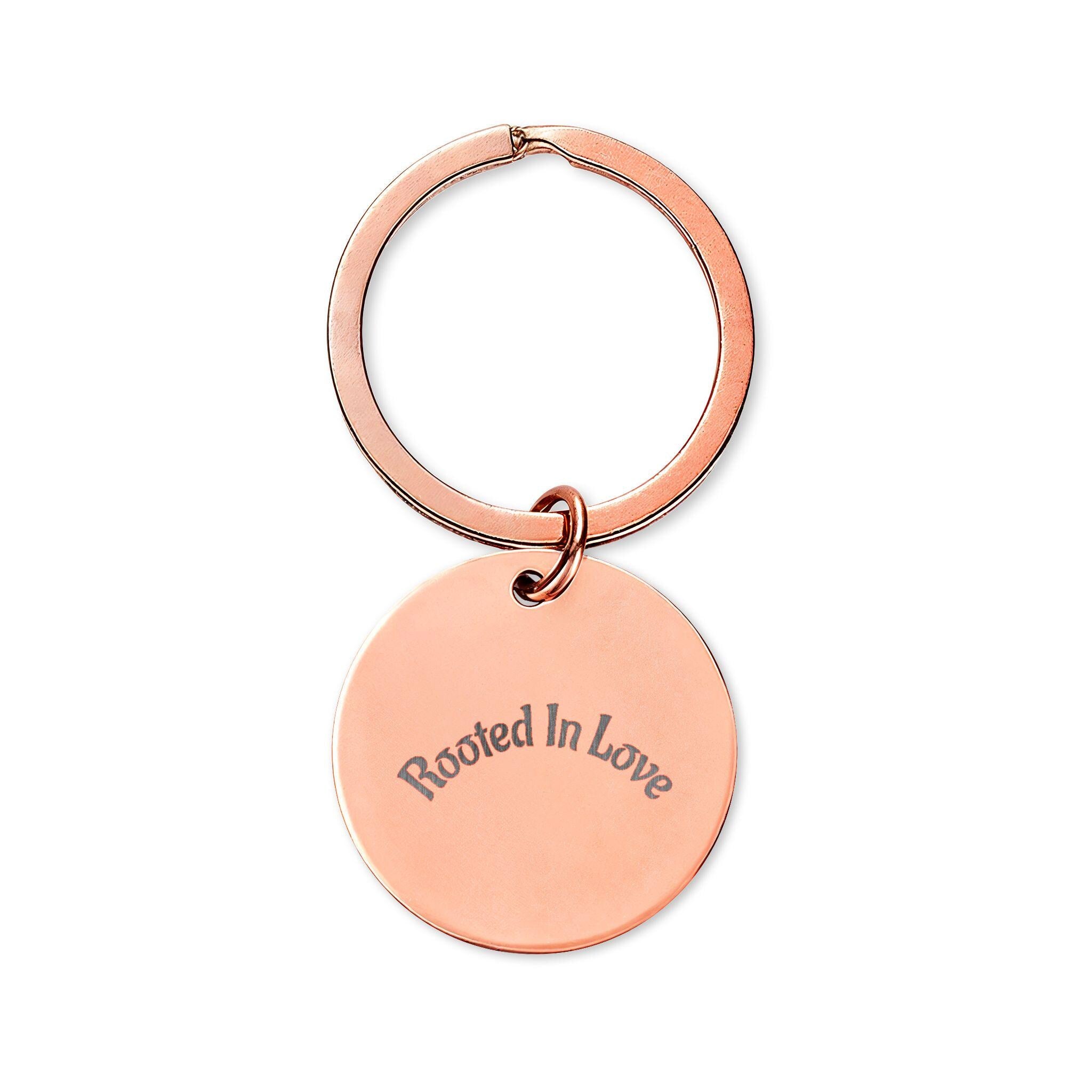 Afro King & Queen Lovers Round Keychain | Stainless Steel Engraved