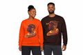 African Queen Crewneck | Vintage tribal portrait sweatshirt