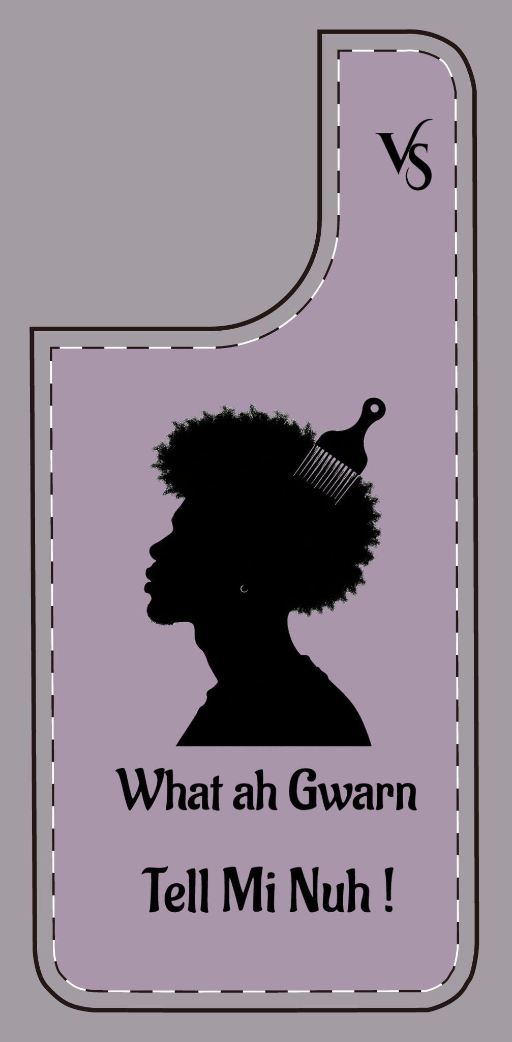 Afro King Phone Case | What Ah Gwann Tell Mi Nuh!