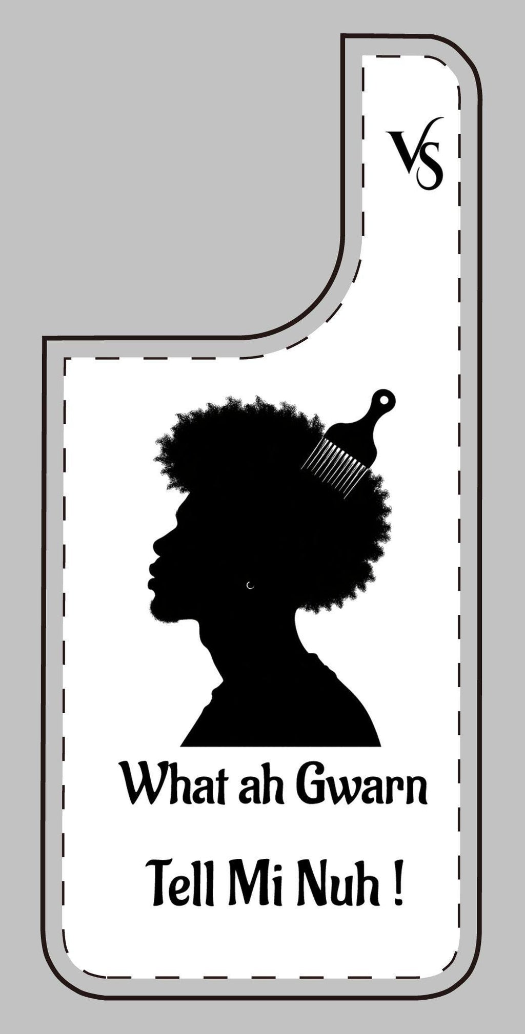 Afro King Phone Case | What Ah Gwann Tell Mi Nuh!