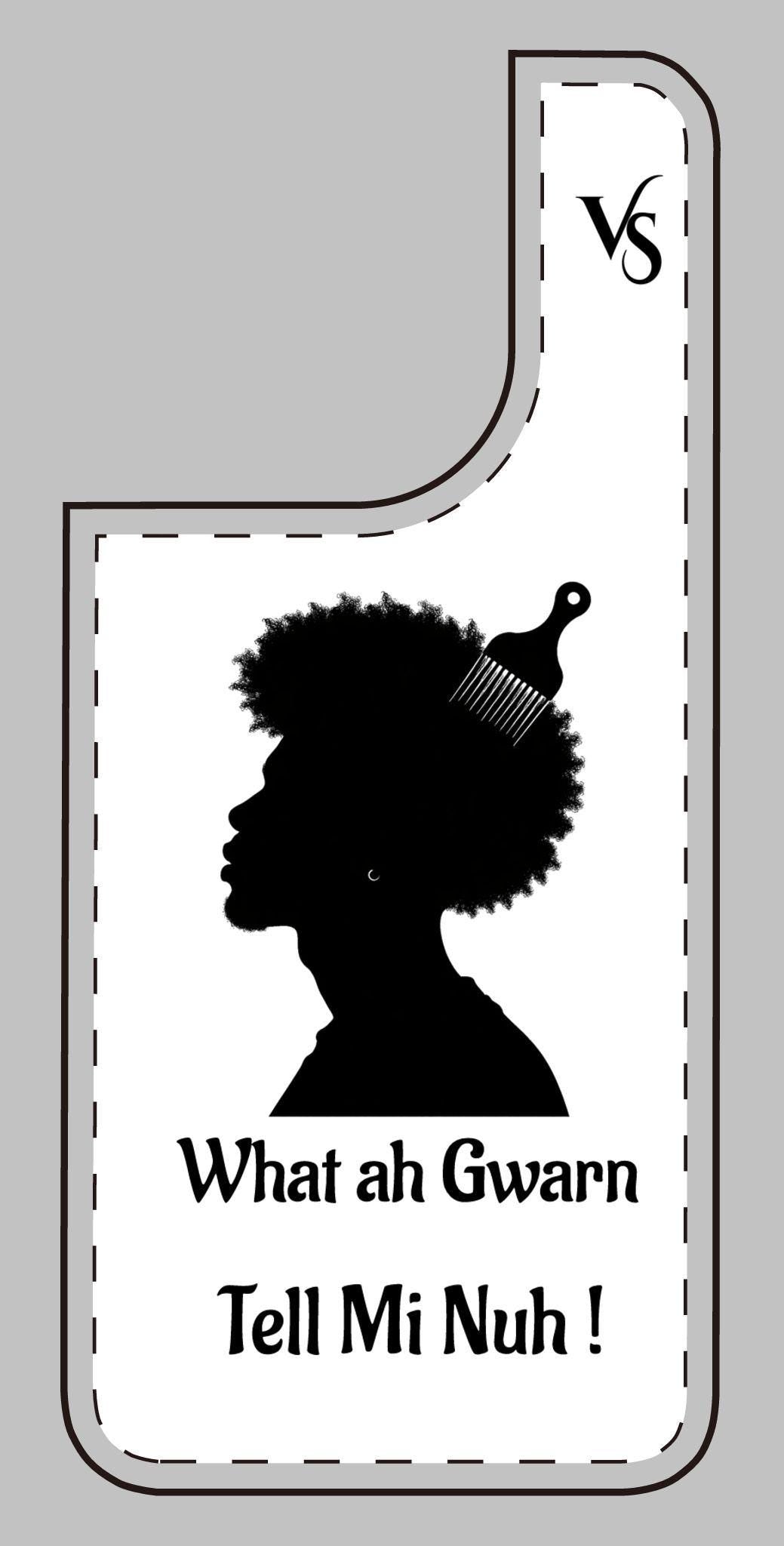 Afro King Phone Case | What Ah Gwann Tell Mi Nuh!