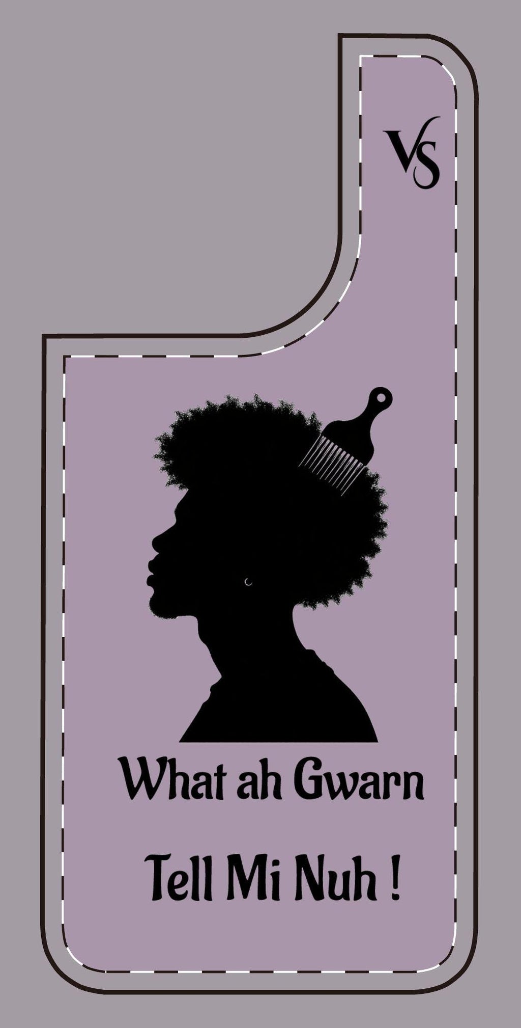Afro King Phone Case | What Ah Gwann Tell Mi Nuh!