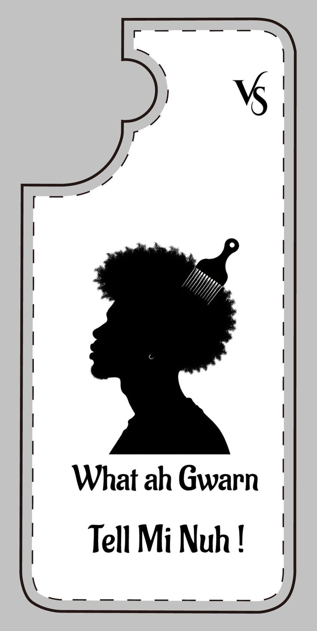 Afro King Phone Case | What Ah Gwann Tell Mi Nuh!