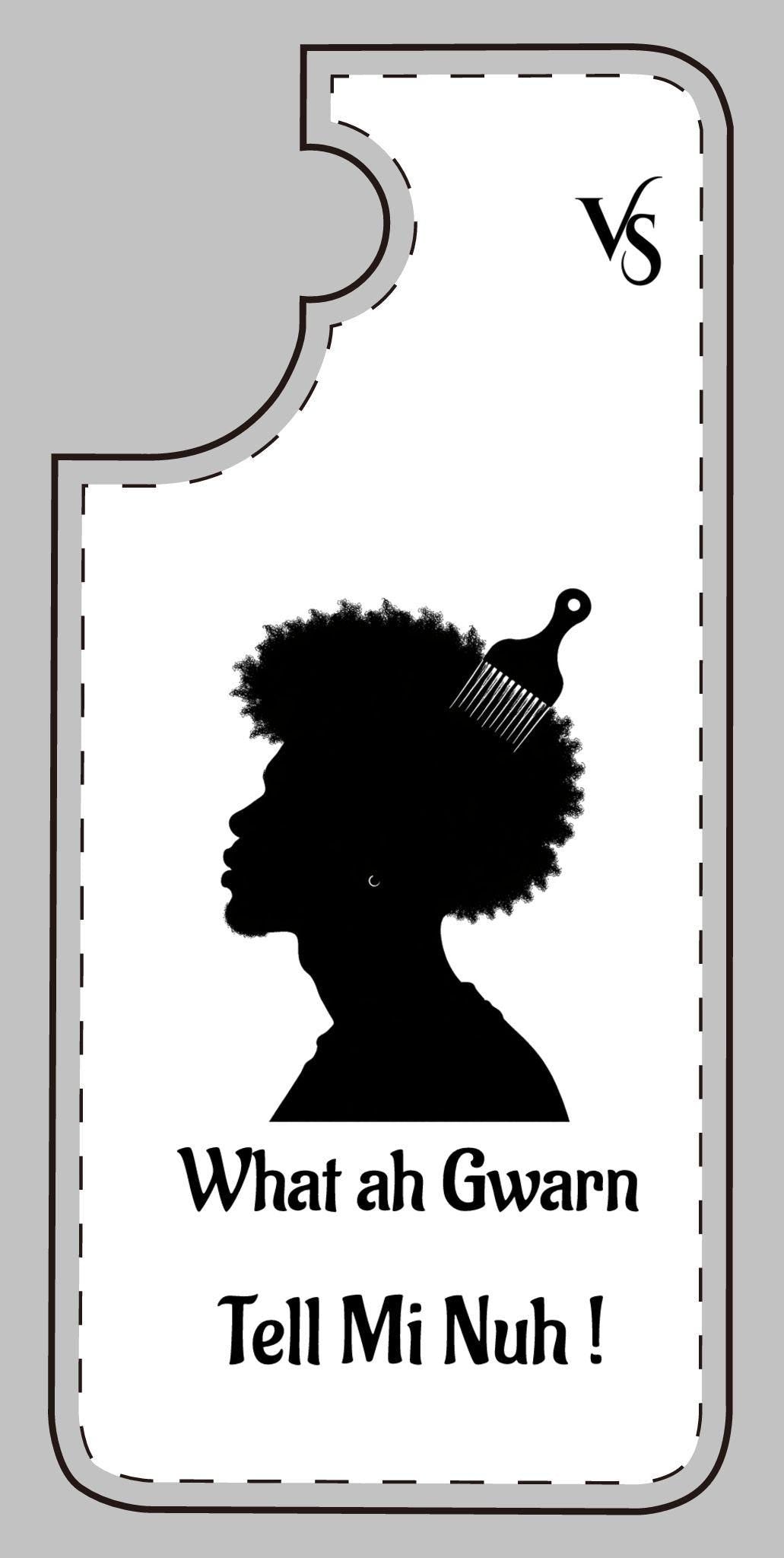 Afro King Phone Case | What Ah Gwann Tell Mi Nuh!