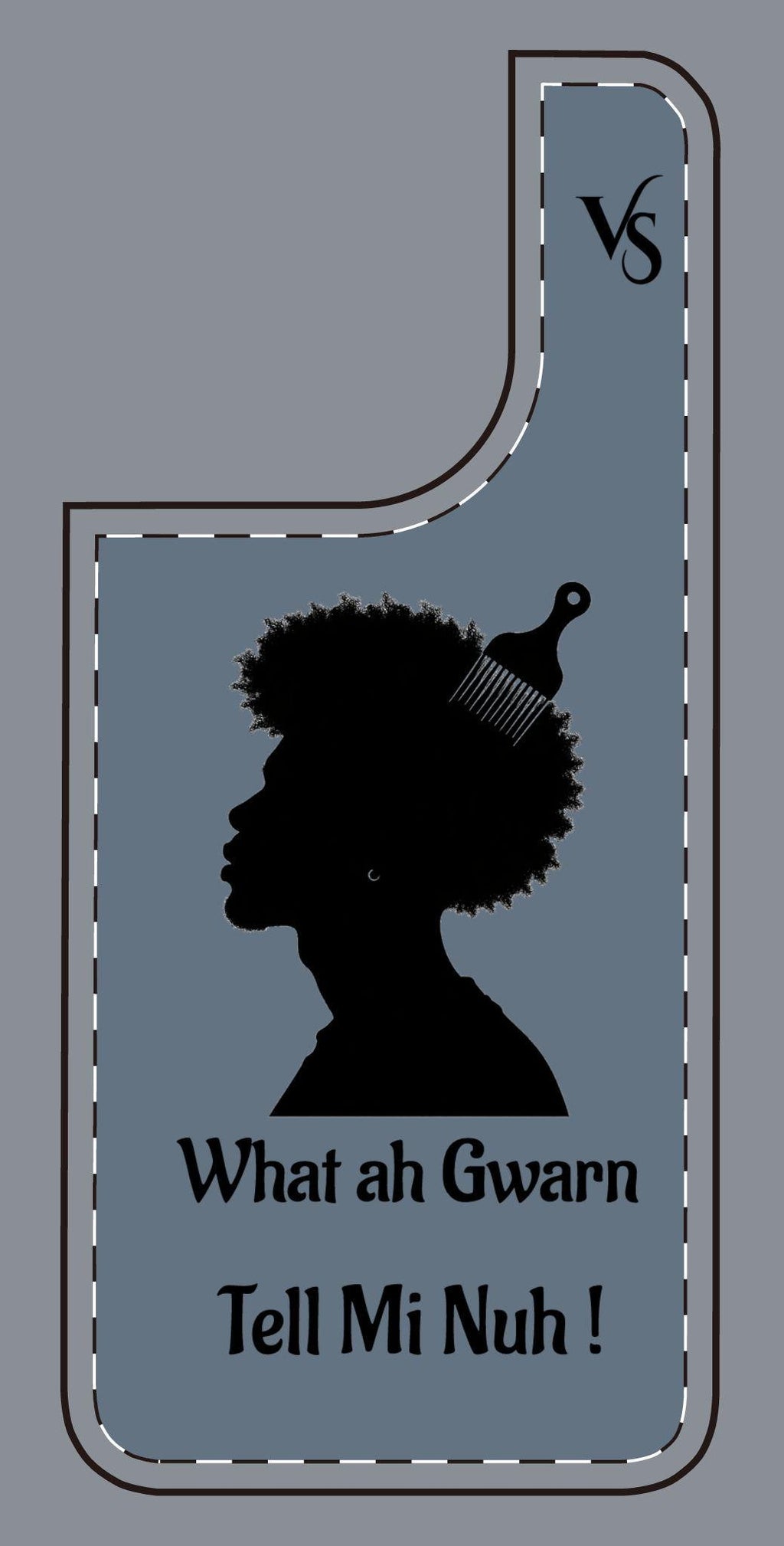 Afro King Phone Case | What Ah Gwann Tell Mi Nuh!