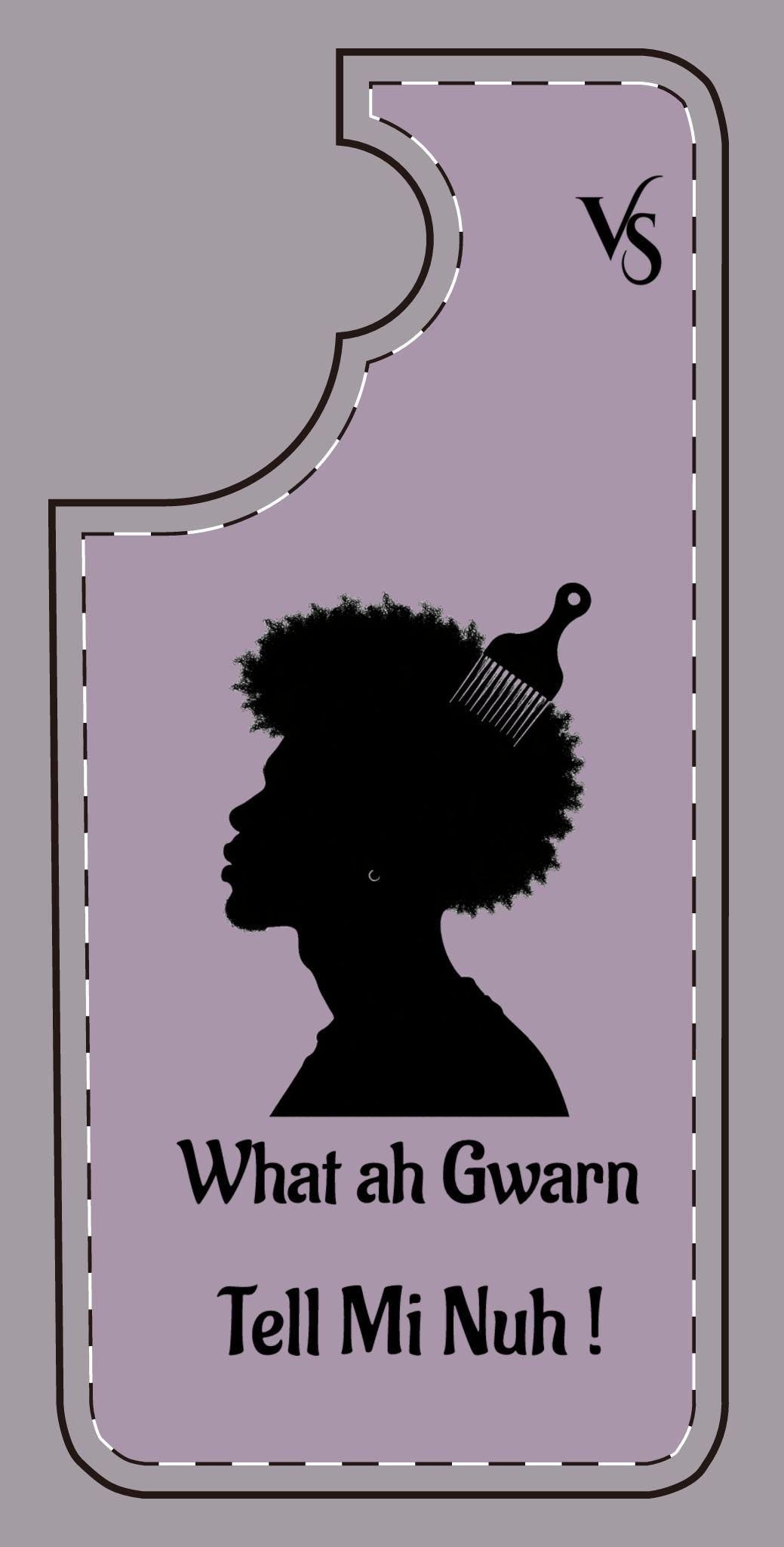 Afro King Phone Case | What Ah Gwann Tell Mi Nuh!