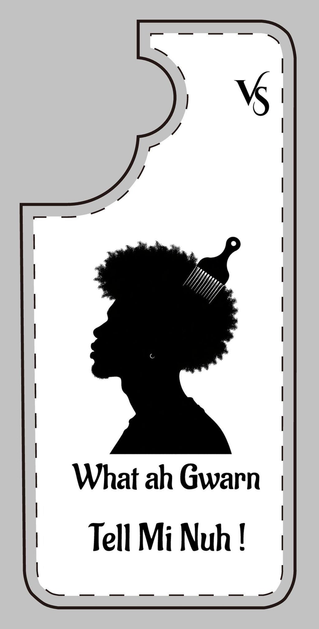 Afro King Phone Case | What Ah Gwann Tell Mi Nuh!