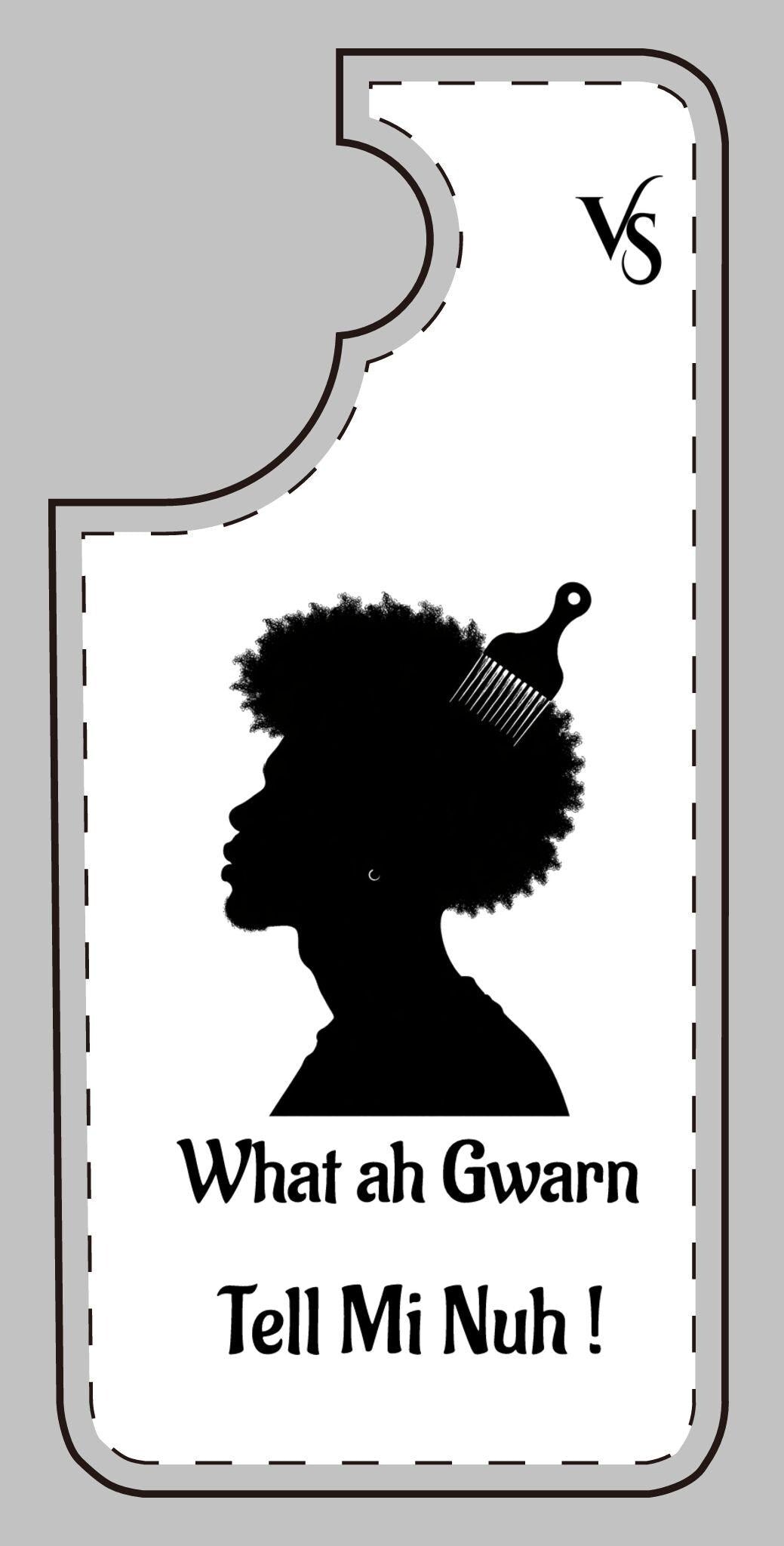 Afro King Phone Case | What Ah Gwann Tell Mi Nuh!
